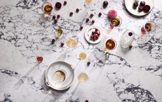 Blanco Pewter Quartz Slab